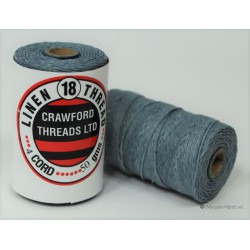 gewaxt linnen 18/4 - jeans blauw