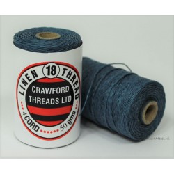 gewaxt linnen 18/4 - williamsburg blauw
