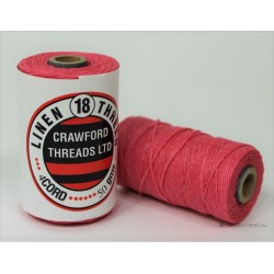 gewaxt linnen 18/4 - fuchsia