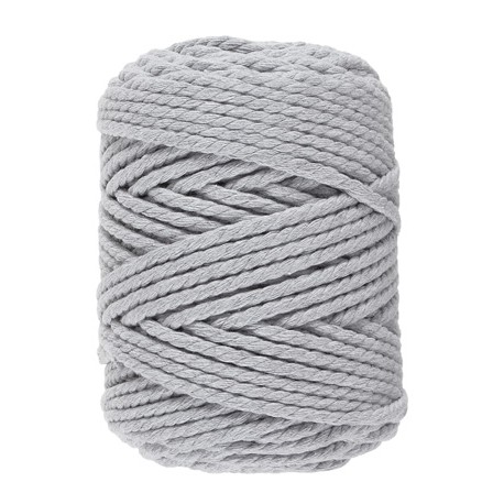 Macramé 10 - Licht Grijs - 5 mm