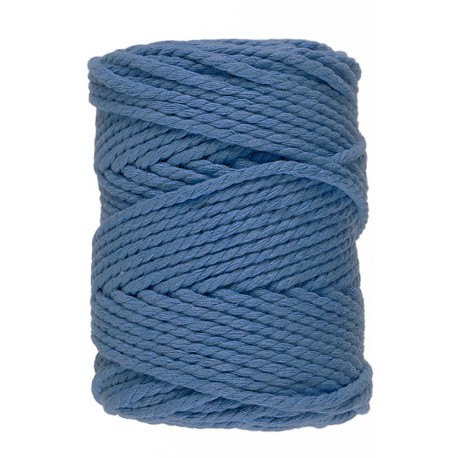 Macramé 10 - Blauw - 5 mm