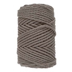 Macramé 8 - Bruin/Beige - 3 mm