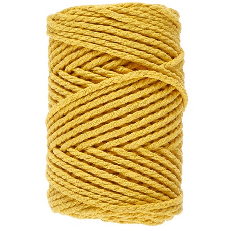 Macramé 8 - Geel - 3 mm