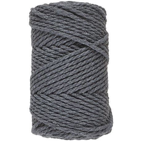 Macramé 8 - Grafiet Grijs - 3 mm