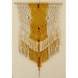 Macramé wandkleed - Vlinder