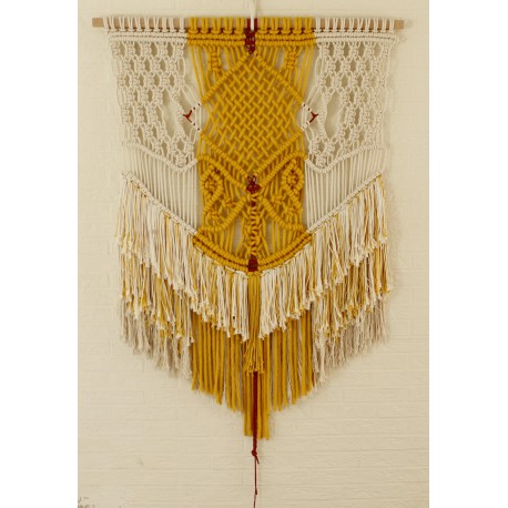 Macramé wandkleed - Vlinder