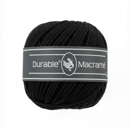 Durable Macramé - Zwart (325)